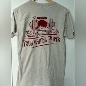 Next Level Apparel Light Gray Desert Graphic Tee